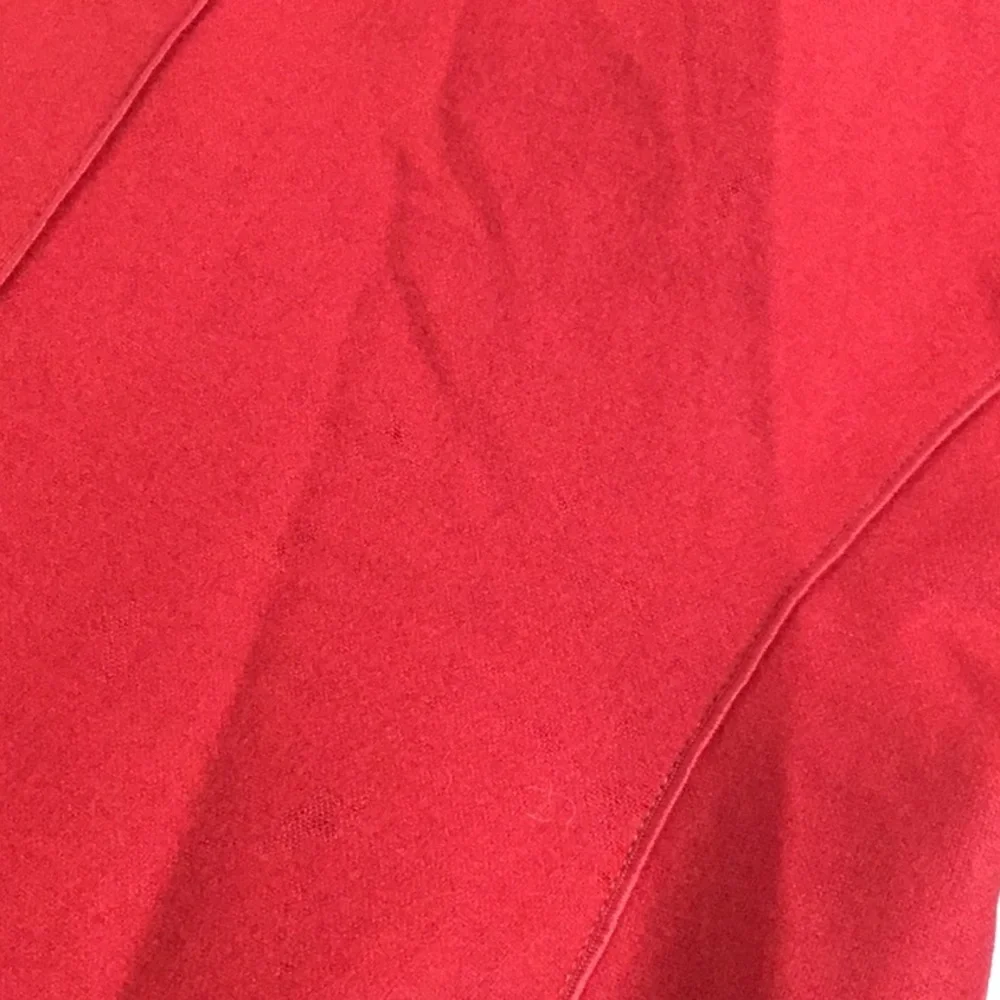 Harve Benard Red Wool Blend Blazer Jacket Vintage Petite